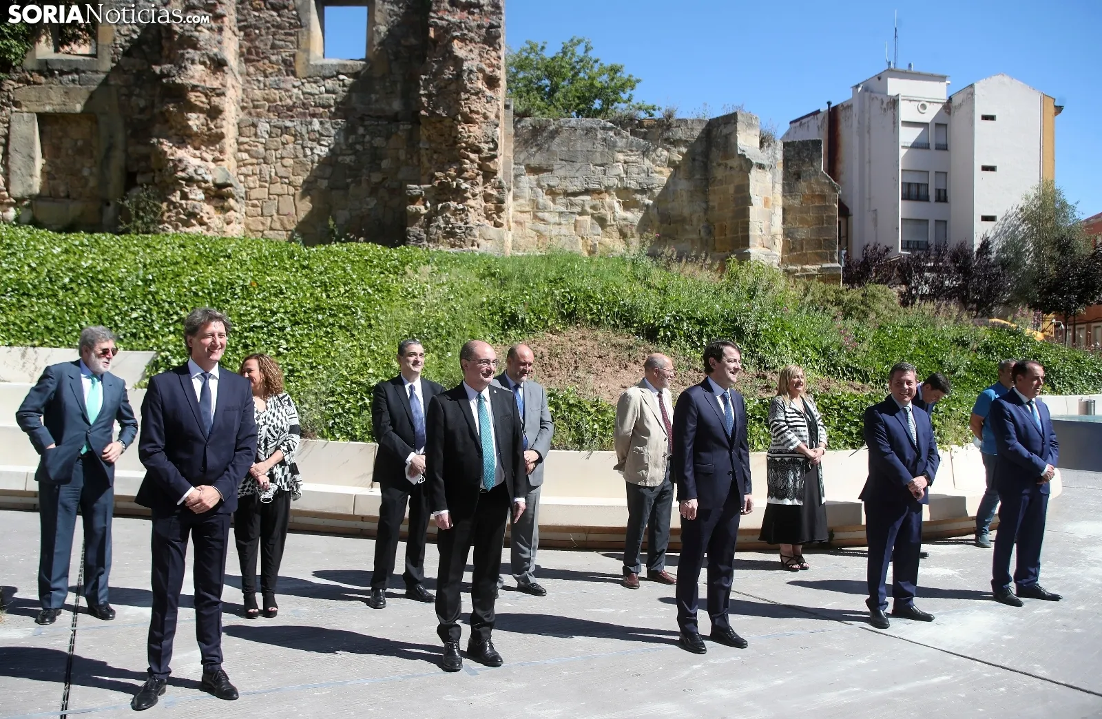 Una imagen de la reunión de presidentes este viernes. /SN