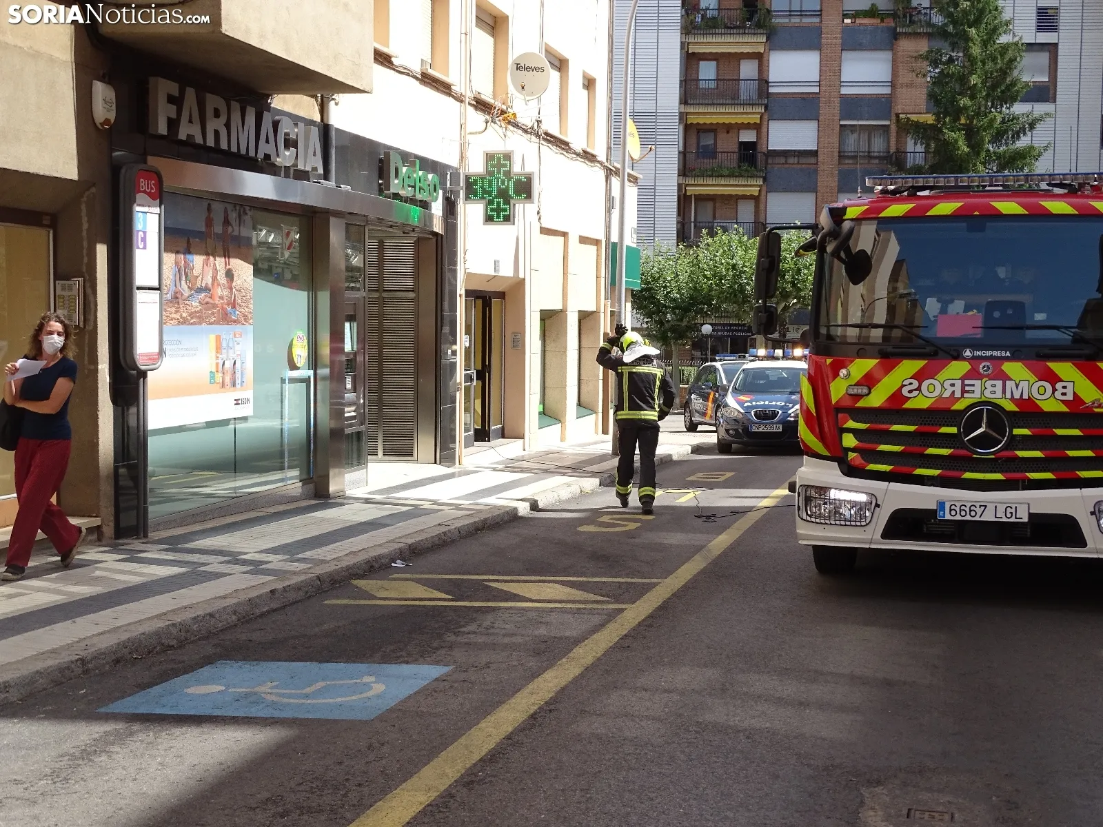 Una imagen del despliegue en el lugar. /SN