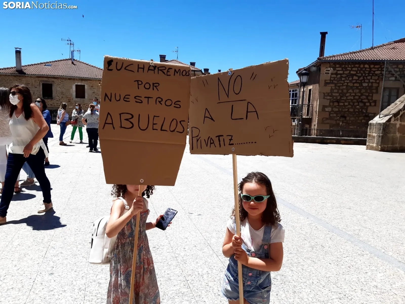 Manifestación en Duruelo