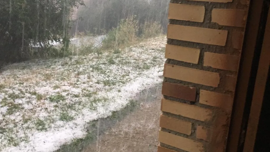 Una de las imágenes dejada por la tormenta. . /MALM