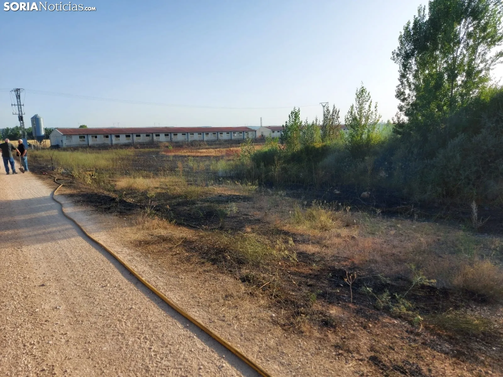Imagen del lugar del incendio. /SN