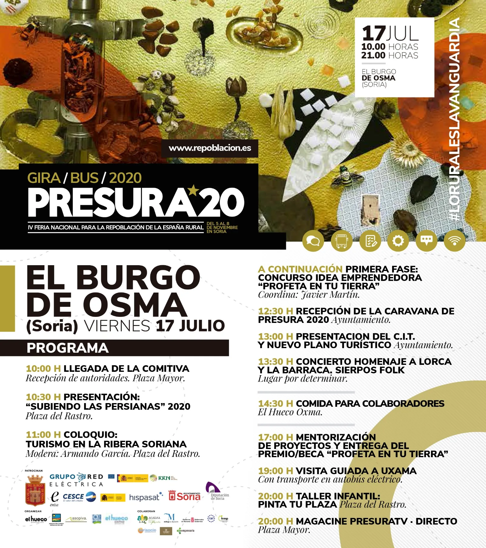 El cartel de la jornada.