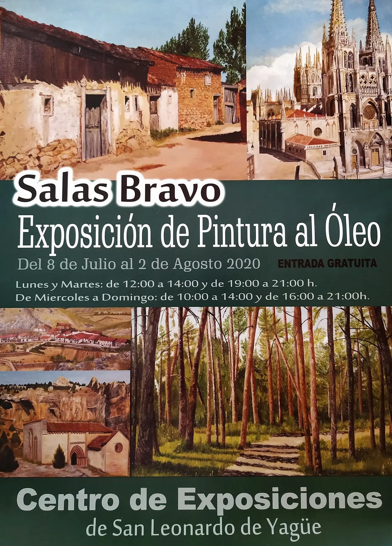 Cartel anunciador de la exposición. 