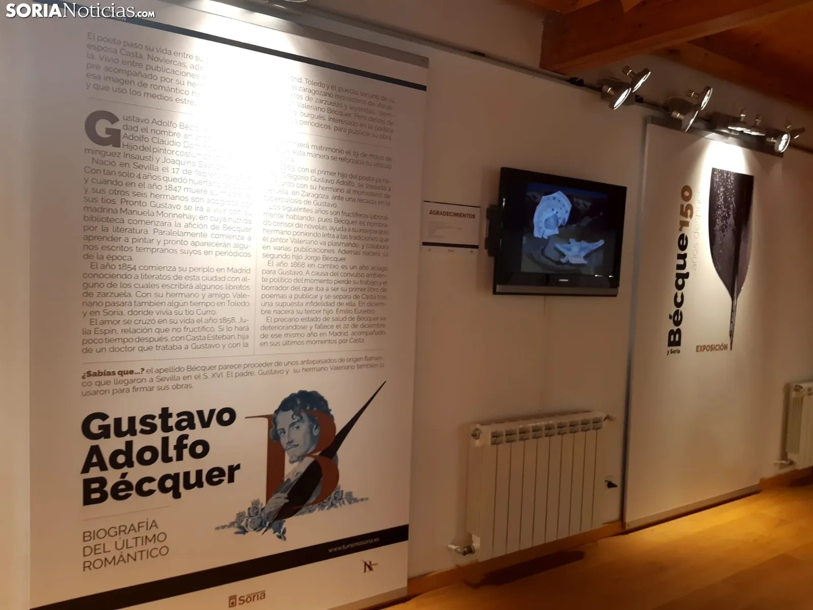 Imágenes de la exposición 'Los Bécquer y Soria'.
