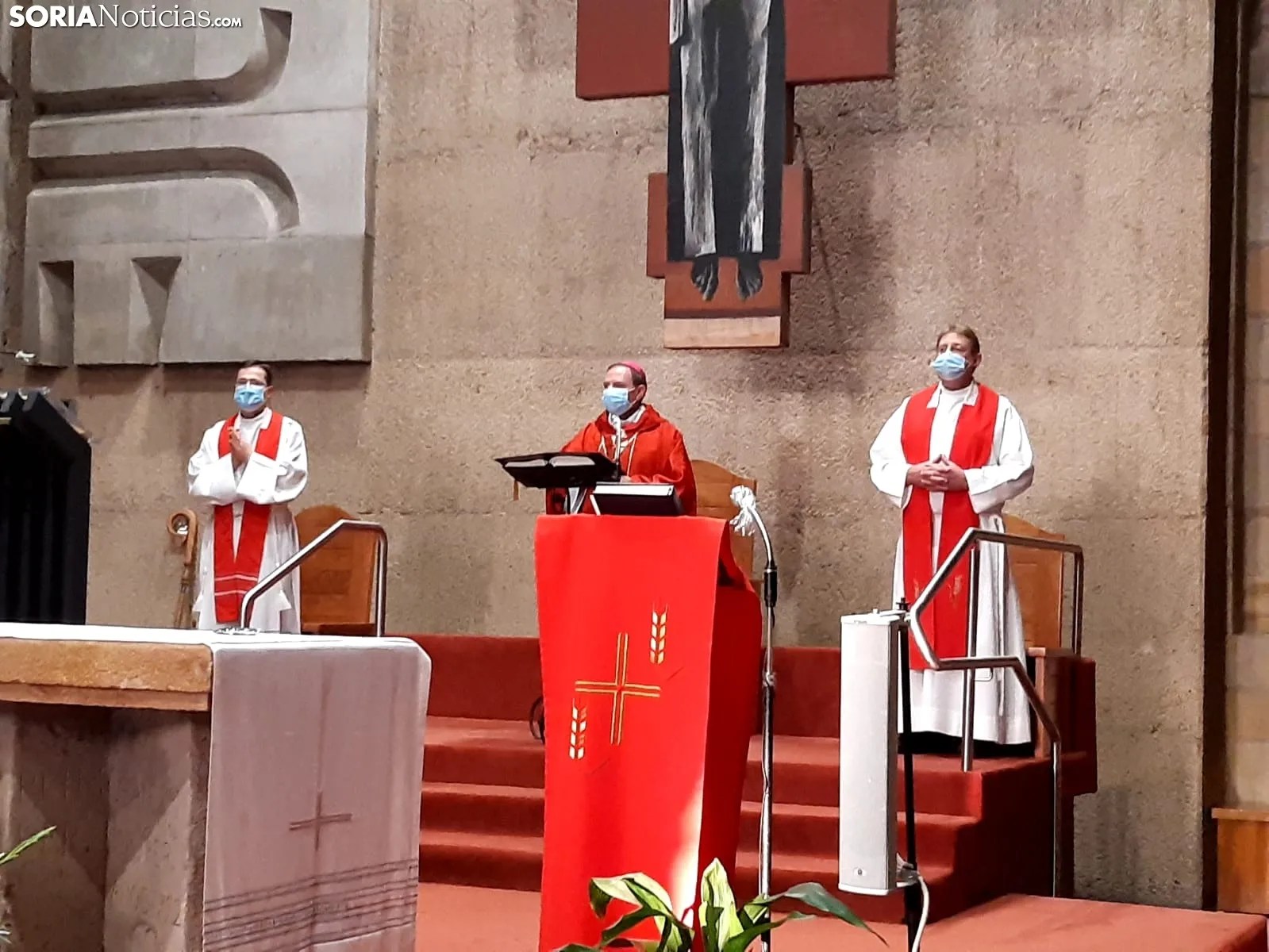 Misa en sufragio por los fallecidos del Covid-19.