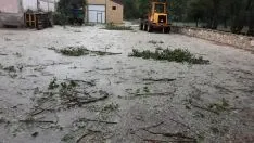 Una de las imágenes dejada por la tormenta. . /MALM