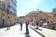 Una imagen de la visita real hoy. /SN