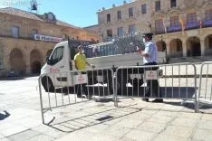 Una imagen de la visita real hoy. /SN