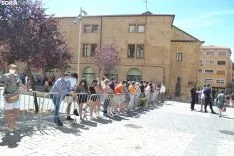 Una imagen de la visita real hoy. /SN