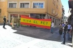Una imagen de la visita real hoy. /SN
