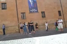 Una imagen de la visita real hoy. /SN