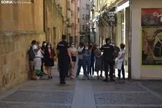 Una imagen de la visita real hoy. /SN
