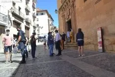 Una imagen de la visita real hoy. /SN