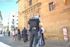 Una imagen de la visita real hoy. /SN