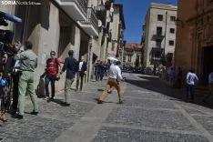 Una imagen de la visita real hoy. /SN