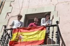 Una imagen de la visita real hoy. /SN