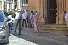 Una imagen de la visita real hoy. /SN