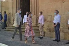 Una imagen de la visita real hoy. /SN