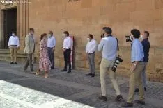 Una imagen de la visita real hoy. /SN