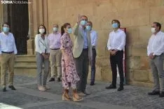 Una imagen de la visita real hoy. /SN