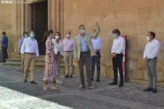 Una imagen de la visita real hoy. /SN