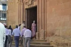 Una imagen de la visita real hoy. /SN