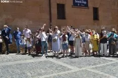 Una imagen de la visita real hoy. /SN