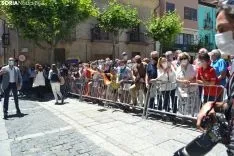 Una imagen de la visita real hoy. /SN