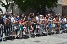 Una imagen de la visita real hoy. /SN