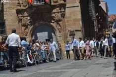 Una imagen de la visita real hoy. /SN