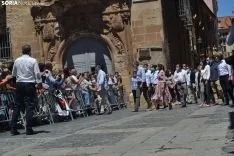 Una imagen de la visita real hoy. /SN
