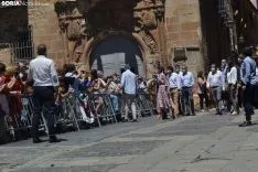Una imagen de la visita real hoy. /SN