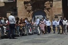 Una imagen de la visita real hoy. /SN
