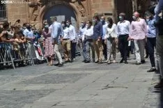 Una imagen de la visita real hoy. /SN
