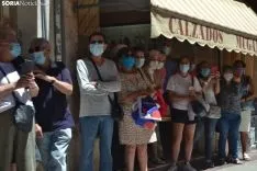 Una imagen de la visita real hoy. /SN