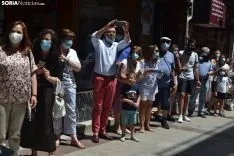 Una imagen de la visita real hoy. /SN