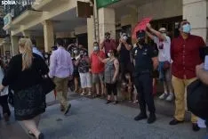 Una imagen de la visita real hoy. /SN