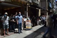 Una imagen de la visita real hoy. /SN