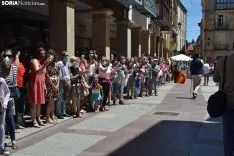 Una imagen de la visita real hoy. /SN