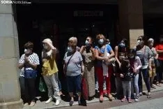 Una imagen de la visita real hoy. /SN