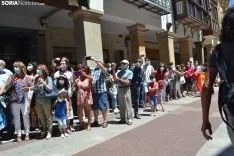 Una imagen de la visita real hoy. /SN