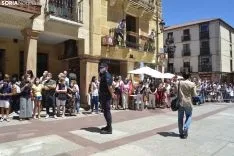 Una imagen de la visita real hoy. /SN