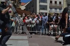 Una imagen de la visita real hoy. /SN