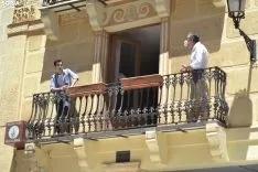 Una imagen de la visita real hoy. /SN