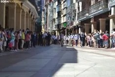 Una imagen de la visita real hoy. /SN