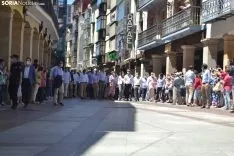 Una imagen de la visita real hoy. /SN