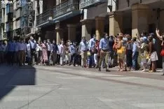 Una imagen de la visita real hoy. /SN