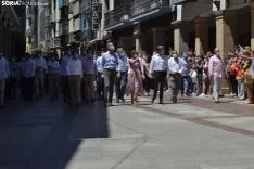 Una imagen de la visita real hoy. /SN