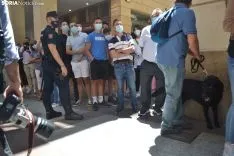 Una imagen de la visita real hoy. /SN