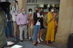 Una imagen de la visita real hoy. /SN